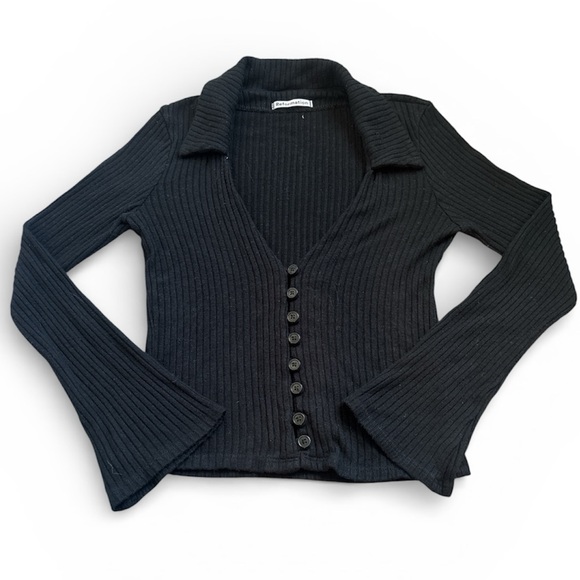 Reformation Luce Ribbed Button Front Top Size XS - Picture 8 of 13